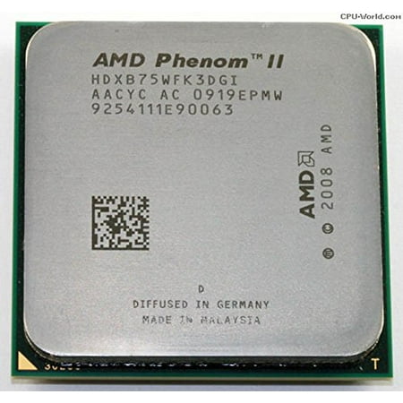AMD Phenom II X3 B75 CPU Processor- HDXB75WFK3DGI