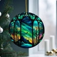 thumbnail image 1 of Decoraciones de Árbol de Navidad Decoración de Árbol 2D Decoración Colgante Redonda Decoraciones Colgantes de Navidad, 1 of 4