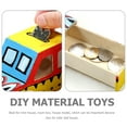thumbnail image 4 of GETAJGHSD Wood Car Shaped Piggy Bank Diy Graffiti 2Pcs 5.89X3.14X2.16in, 4 of 9