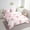 Baby Pink, variant on 7 Pieces Cartoon Bowknot Comforter Twin,Ballet Shoes Dance Lover Princess Bedding Set,Watercolor Bow Tie Patchwork Dreamy（Comforter+Fitted+Flat Sheet+2 Pillowcases+2 Throw Pillow Covers）