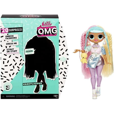 LOL Surprise OMG Candylicious Fashion Doll With 20 Surprises, Great Gift for Kids Ages 4 5 6+