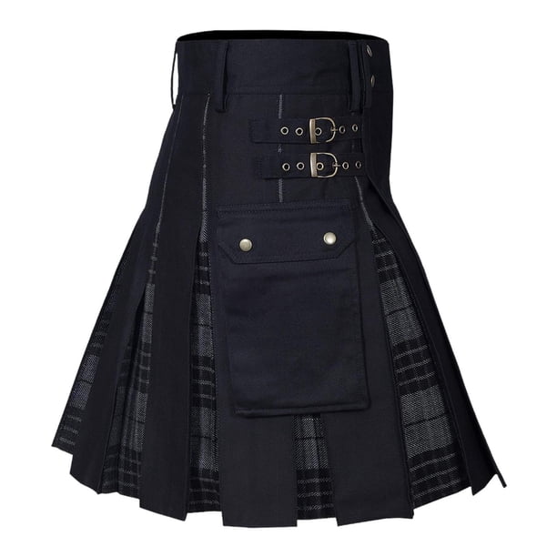 Kilts utilitarios escoceses Kilts de lino para festivales, fiestas, banquetes y espectáculos L