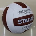 thumbnail image 2 of Greeniant Balones de voleibol de tamaño 5, pelota de entrenamiento de escuela primaria intermedia, pelota blanda para interior, equipo de Deportes y aire libre Color café, 2 of 6