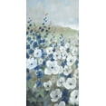 thumbnail image 2 of Nan 9x14 Black Ornate Wood Framed with Double Matting Museum Art Print Titled - New Meadows Flowers I, 2 of 4