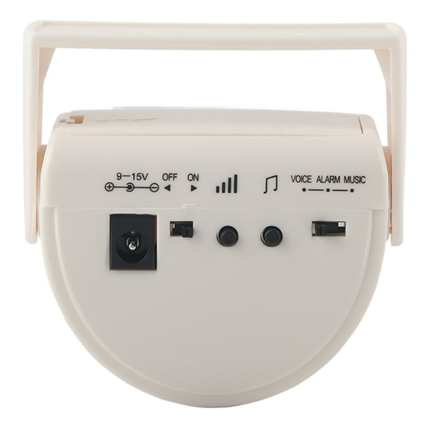 Timbre inalámbrico para hotel, con voz de bienvenida para huéspedes, sensor de movimiento infrarrojo, alarma musical