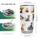 thumbnail image 2 of Taza de café Tumbler Oasisdream de 600 ml con estampado de gatos, 2 of 6