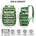 thumbnail image 3 of Cooler Backpack Portable Backpack Coolers for Men & Women,Cactus Mesh Coolers Bag for BBQ Camping Beach, 3 of 6