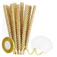 thumbnail image 2 of 24 palitos de caramelo de frutas con bolsas para hacer brochetas de madera para fiestas. Oro, 2 of 9