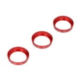 thumbnail image 4 of 3pcs Rangée Arrière Air Conditionné Bouton Anneaux Lunette pour Land Rover Defender 20202021red, 4 of 14