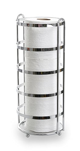 BINO Lafayette Free Standing Toilet Paper Holder Nickel