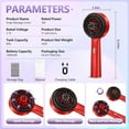 thumbnail image 2 of 3 in 1 Hair Oil Applicator, Electric Head Massager Scalp, Hair Brushes for Hair Scalp Massager with Adjustable Speed, IPX7 Waterproof,  Oil Diffuser Massage Comb for Home and Travel, 2 of 7