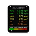 thumbnail image 2 of Detector de dióxido de carbono CO2 6 en 1, medidor de CO2, PM2.5, PM10, HCHO, TVOC, CO2, monitor inteligente de calidad del aire, analizador de aire para CO2 digital para el hogar y la, 2 of 6