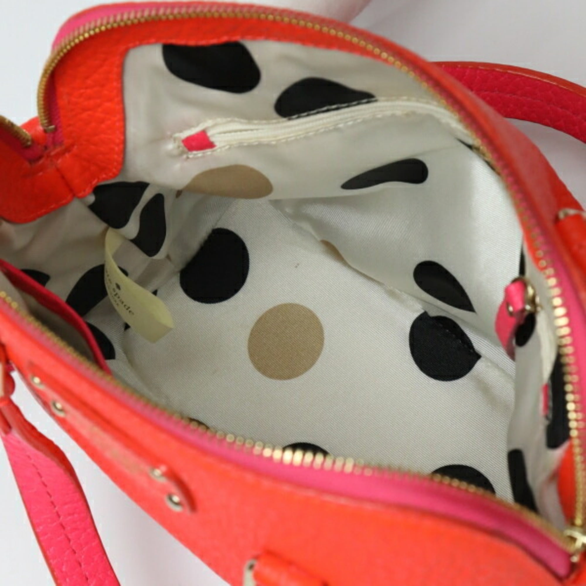 Pre-Owned Kate Spade Crossbody 2WAY Pink x Orange Handbag (Good)