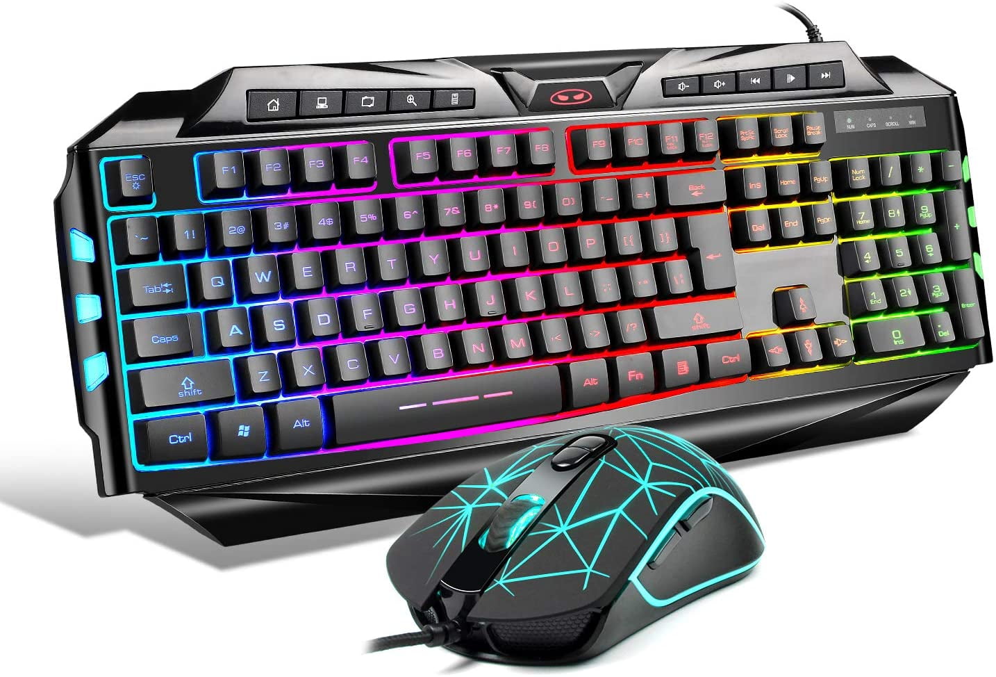 Gaming Keyboard And Mouse Combo MageGee GK710 Wired Backlight Keyboard 
