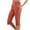 Red, variant on Stretch Capris for Women Drawstring Capris Pants with Pockets Casual Loose Solid Elastic Waist Straight Leg Cropped Trousers Side Split New Gray XL