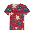 thumbnail image 5 of ITSAME Boys 4th of July T-Shirt, Crewneck Short Sleeve Independence Day Print Summer Fashion Casual Shirts Multicolor Size 3-4T, 5 of 5