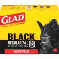 thumbnail image 1 of Black Garbage Bags, Regular 74L, 1 of 1
