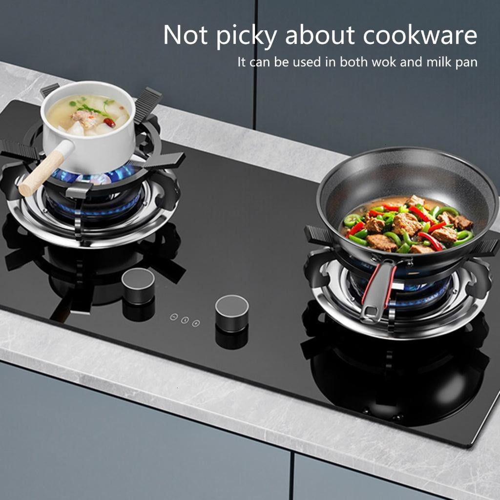 Nonslip Cast Iron Burners Rings For Stove Heavy Duty Stabilizer Hot Pots and Pan Stand Wok Rings Rack