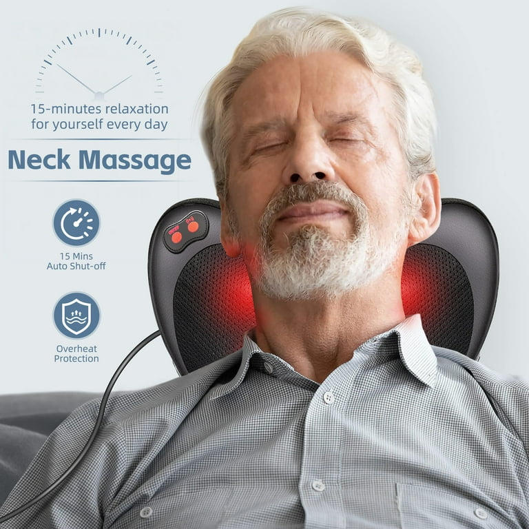 Neck massage pillow heat hotsell