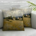 thumbnail image 3 of Orinice Field Houses Sky Graphic Decorative Pillow Cover for Home - High-Quality Cushion Cover for Living Room, Bedroom, Sofa - 1PC Pack 24x24in, 3 of 5