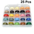 thumbnail image 2 of OUNONA Cord Waxed Thread Waxed Line Polyester 25 Colors in 1 Box, 2 of 7