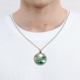 thumbnail image 4 of Whale Necklace Personalized Custom Photo Round Pendant Adjustable Stainless Steel Necklaces with Gift Box for Men Women Mothers Valentine's Jewelry Gift, 4 of 6