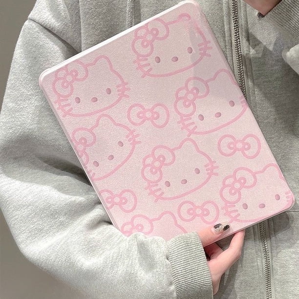 2024 nueva Sanrio Kawaii Hello Kitty funda para IPad para Air1/2/3/4/5th IPad 5/6/10th generación Mini6 IPad Pro funda con tapa para tableta