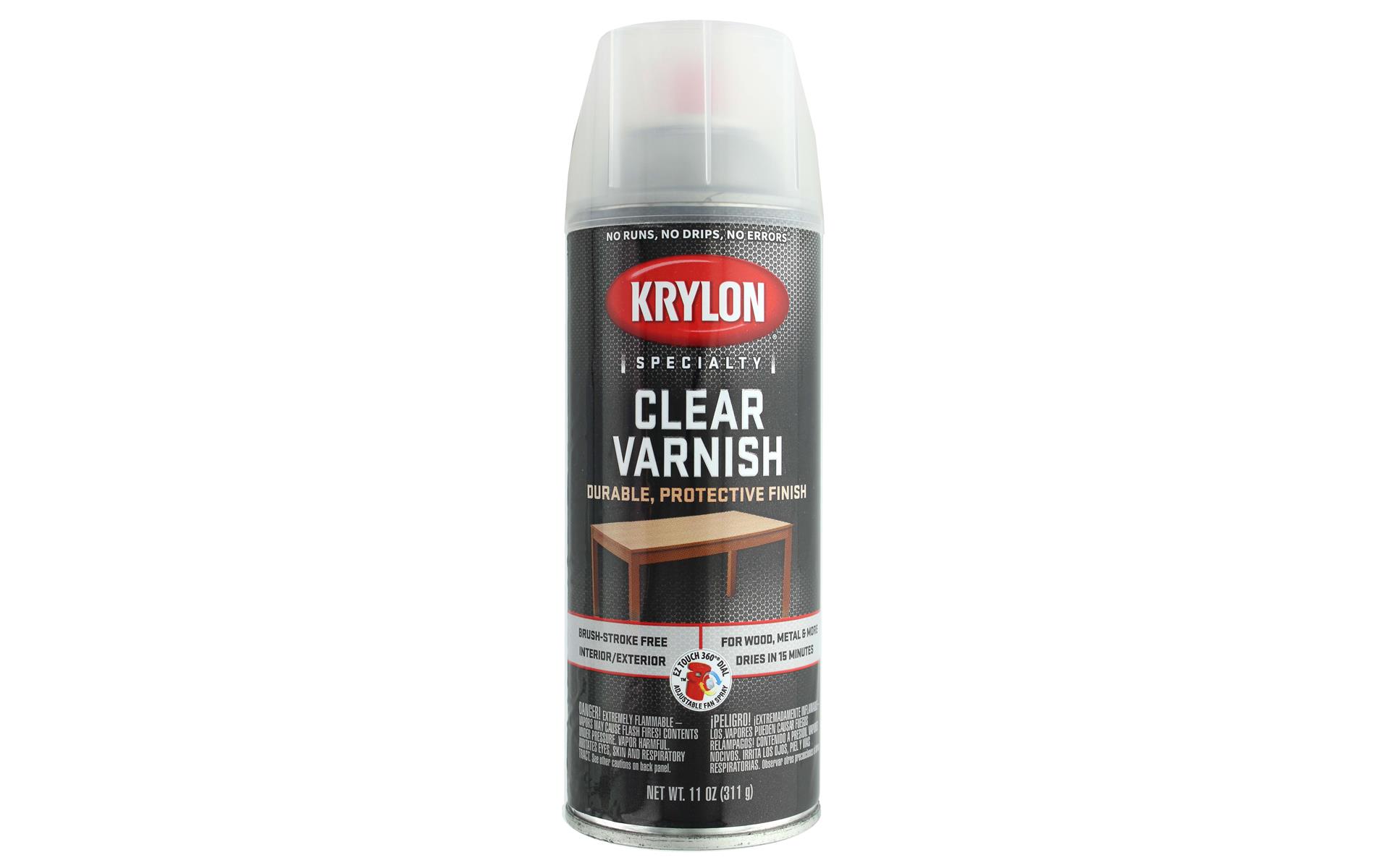 Krylon Clear Wood Finish 11Oz Varnish Satin Walmart Canada