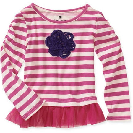 Healthtex Baby Girls' Stripe Peplum Top