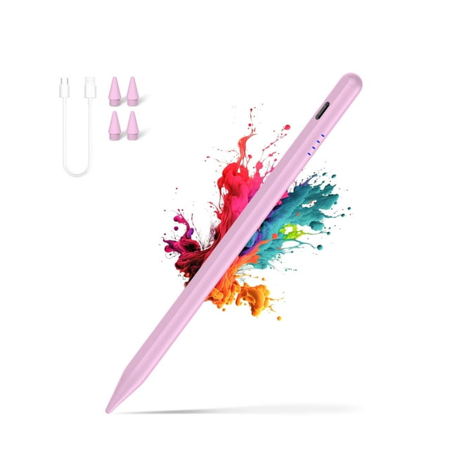 Lápiz capacitivo Luntak para iPad (2018-2025) con sensibilidad a la inclinación