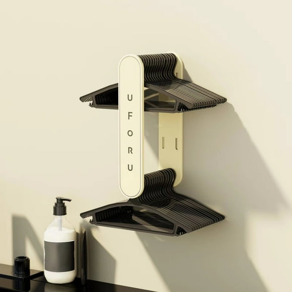 Clearance! Space Saving Hangers Organiser, Retractable Clothes Rack Organiser, Sturdy Hangers For Balcony, Wardrobe, Washing Machine Warehouse Clearance Unclaimed Pallets #70