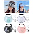 thumbnail image 3 of facefd Chapeau de Soleil pour Femmes et Hommes avec Visière Élastique Réglable pour Golf Randonnée Bleu, 3 of 9
