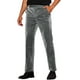 thumbnail image 4 of Pantalones metálicos rectos para hombres Inspire Chic, pantalones de fiesta y discoteca brillantes 34 gris plateado, 4 of 6