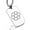 Silver, variant on Stainless Steel Sacred Geometry Egg of Life Dog Tag Pendant Necklace