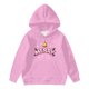 thumbnail image 5 of Sudadera con capucha para niñas y niños, sudadera de manga larga con cuello redondo y estampado de moda, jersey con bolsillo, sudadera de poliéster para niñas, 5 of 8