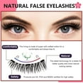 thumbnail image 5 of Enjuvie Magnetic Eyelashes Kit Asian, 2025 Reusable Magnetic Lashes Natural Look (Ultra Black), 5 of 8