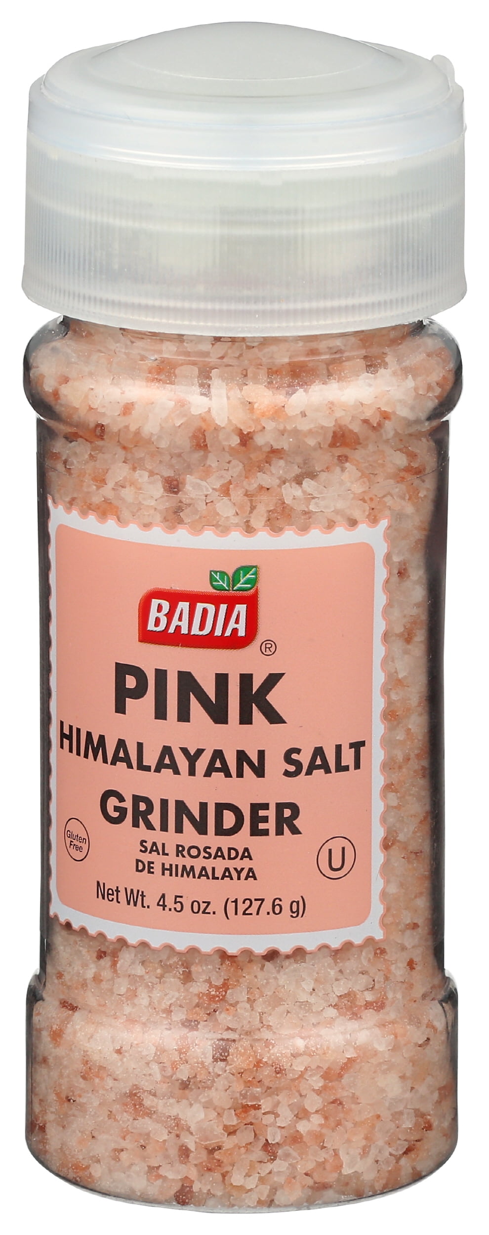 Pack of 8, Badia Pink Himalayan Salt Grinder, 4.5 oz