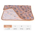 thumbnail image 5 of Paw Print Pet Blanket Dog Cat Super Soft Throw, 5 of 5