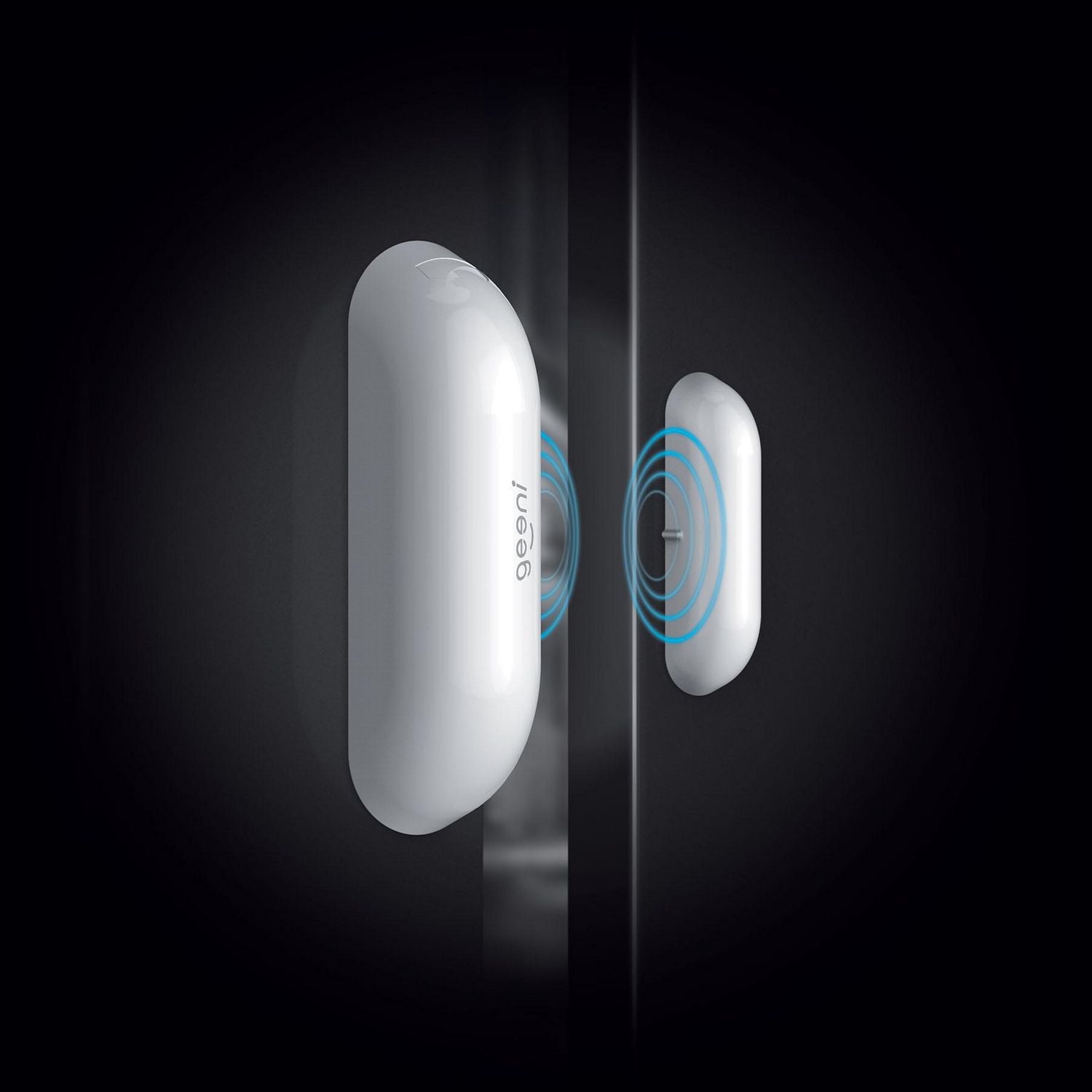 Merkury Innovations Capteurs de Porte et Fenetre Wi-Fi Intelligente - Emballage de 2