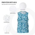 thumbnail image 3 of Sikiie Beautiful Floral Basketball Jersey Reversible Men's Mesh Athletic Sports Shirts Training Practice S-4XLMedium, 3 of 6