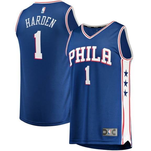 Men's Fanatics James Harden Royal Philadelphia 76ers Fast Break Replica Jersey - Icon Edition