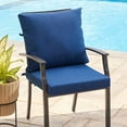 thumbnail image 3 of Better Homes & Gardens 20" x 20" Premium Navy Outdoor Dining Chair Cushion, 3 of 10