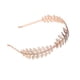 thumbnail image 2 of Sonducket Banda para la cabeza resistente y duradera hecha con aleación para bandas para la cabeza de rama de hoja romana duraderas Accesorio para el cabello Oro rosa, 2 of 6