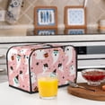thumbnail image 5 of Toaster Covers 2 Slice, cartoon ghost halloween Waterproof Bread Machine Cover Fits for Standard 2 Slice Toasters, Home Decor Toaster Protection with Hanging Rope, 5 of 7