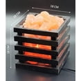 thumbnail image 4 of Wooden Basket Himalayan Salt Lamp, Dimmable, Classic Design, Extra Bulb, By Apex Global, 4 of 4