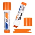 thumbnail image 1 of Uxcell Poster Markers, 2Pcs Large Capacity Permanent Huge Banners Posters Markers Bold Thick Chisel Tip Pens for Painting Drawing on Plastic Glass Wood Rock Canvas, Orange(0.8" Tip Width), 1 of 7