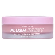 I Dew Care Lip Mask - Plush Party | Overnight Moisturizing Vitamin C Sleeping Balm, With Cocoa Butter For Dry Lips, 0.42 Oz