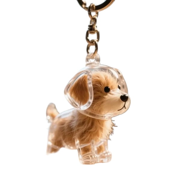 Dog Hair Collector Keychain Storage Pendant, Pet Fur Saver Reusable Hanging Organizer for Home Car Travel