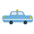 thumbnail image 2 of Ngheia Cartoon Police Car Stationery Pencil Case - Blue, Silicone Material, Large Capacity, 2 of 7