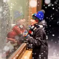 thumbnail image 3 of Gorro De Navidad Con Luz Led Navideño Santa Claus Xmas, 3 of 8
